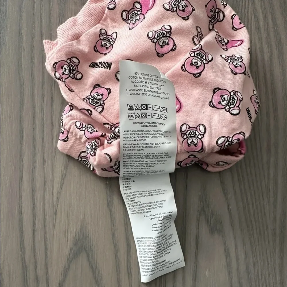 MOSCHINO BABY GIRL TEDDY-BEAR TWO PIECE SET